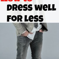 How to dress well for less