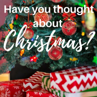Have you thought about Christmas? In order to save for Christmas, you need to know how much you spend on Christmas. Unfortunately, that is not only the cost of gifts.