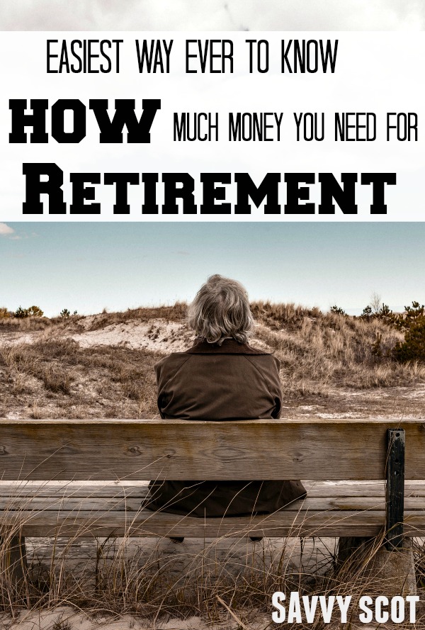 Easiest Way Ever To Know How Much Money You Need For Retirement