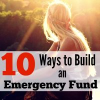 10 Ways to Build an Emergency Fund