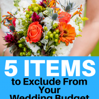 Your wedding is one of the most important days of your life. It is also one of the most stressful days to plan for. Help reduce some of that stress and your budget by excluding these items from your wedding budget.